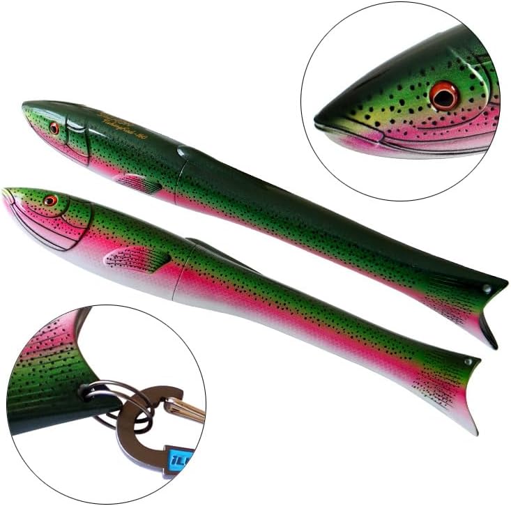 🎣Pack of 1 Mini Retractable Ice Fishing Rods 5.2FT Length Telescopic Carbon Fiber