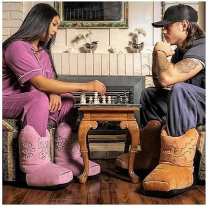 🥾The House Slipper Boots Cowboy Boots