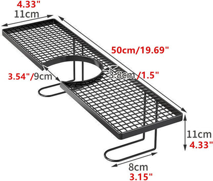 ✨️Sink Organizer Rack,No-Drill Freestanding Carbon Steel Faucet Storage Shelf