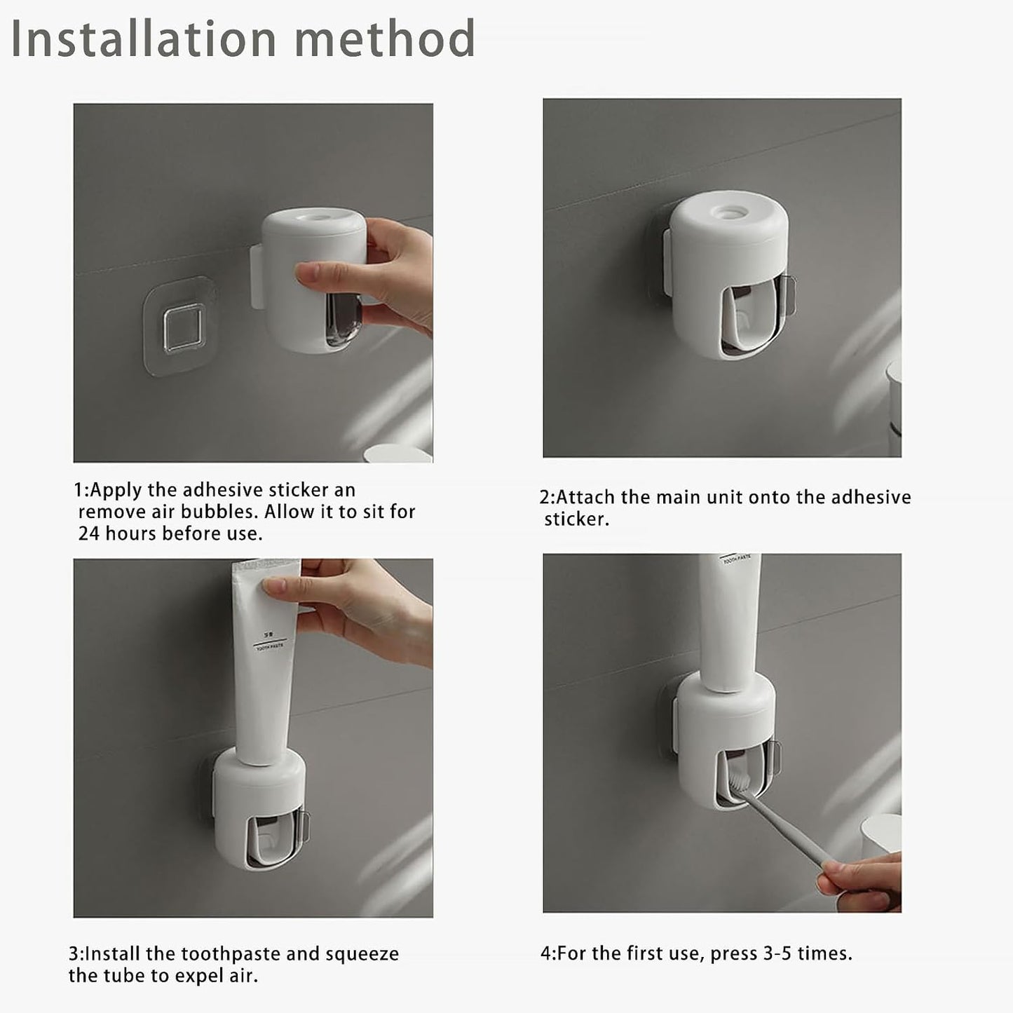 𝟐𝟎𝟐𝟔 𝐔𝐩𝐠𝐫𝐚𝐝𝐞𝐝 Wall Mounted Bathroom Automatic Toothpaste Squeezer