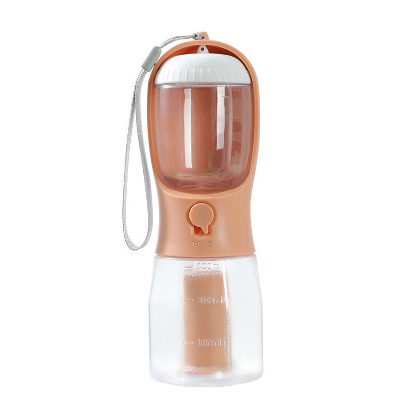 🐶🐕️Dog Water Bottle with Food Container & Poop Bag Holder