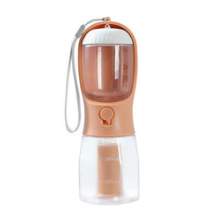 🐶🐕️Dog Water Bottle with Food Container & Poop Bag Holder