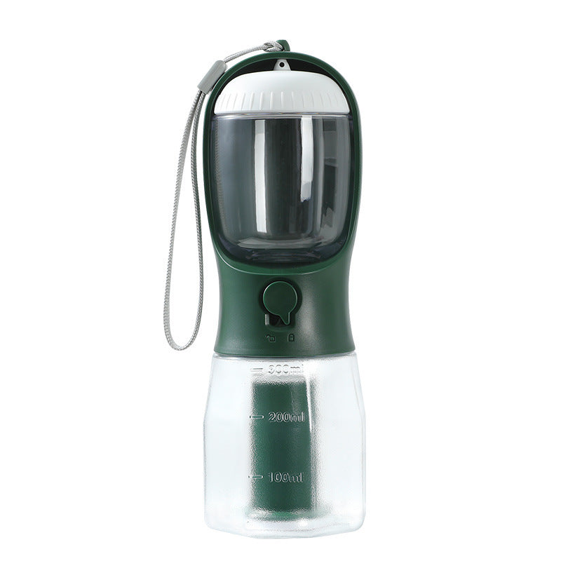 🐶🐕️Dog Water Bottle with Food Container & Poop Bag Holder