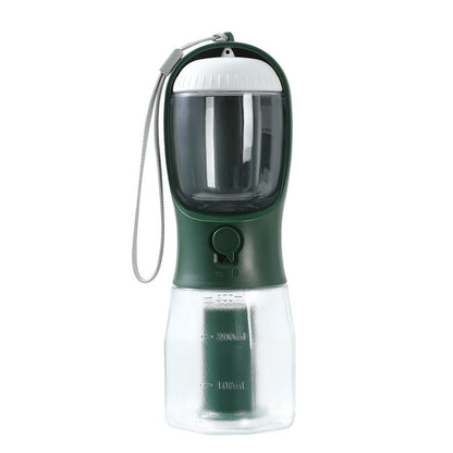 🐶🐕️Dog Water Bottle with Food Container & Poop Bag Holder