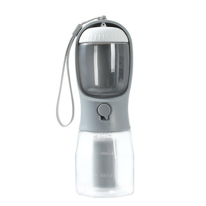 🐶🐕️Dog Water Bottle with Food Container & Poop Bag Holder