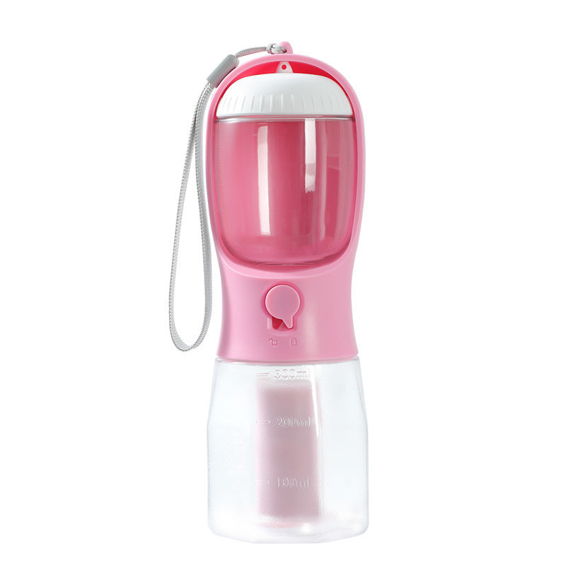 🐶🐕️Dog Water Bottle with Food Container & Poop Bag Holder