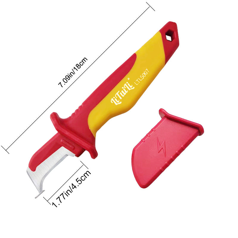 🛠️🛠️Versatile Insulated Cable Stripper & Hook Knife