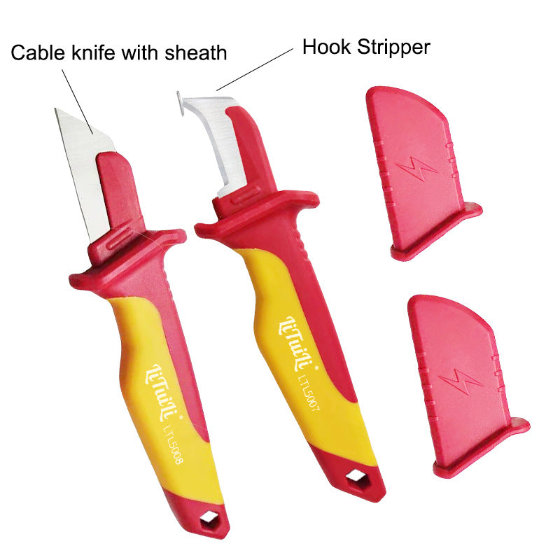 🛠️🛠️Versatile Insulated Cable Stripper & Hook Knife