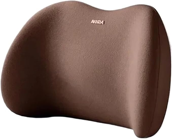 🚗💺Lumbar Support Pillow for Office Chair and Car Seat, Ergonomic Memory Foam Back Cushion with Adjustable Straps
