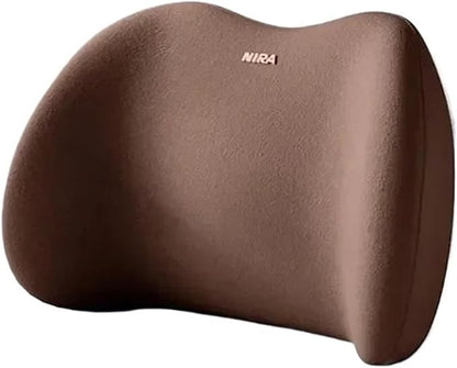 🚗💺Lumbar Support Pillow for Office Chair and Car Seat, Ergonomic Memory Foam Back Cushion with Adjustable Straps