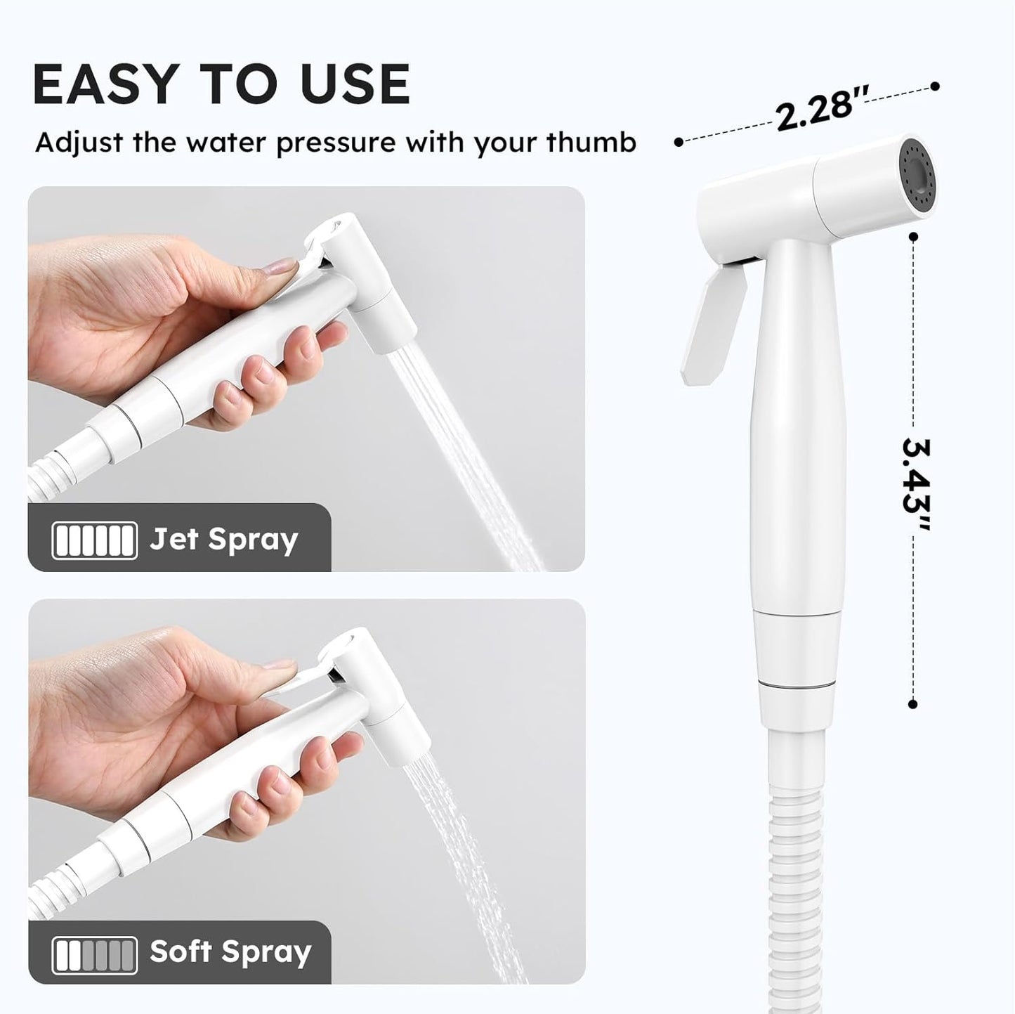 👨🏻‍🔧💧Handheld Jet Sprayer Adjustable Water Pressure