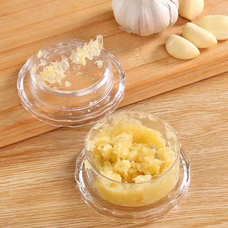 3 pcs Transparent Manual Garlic Twist for Garlic, Onion, Ginger, Herbs, Nuts