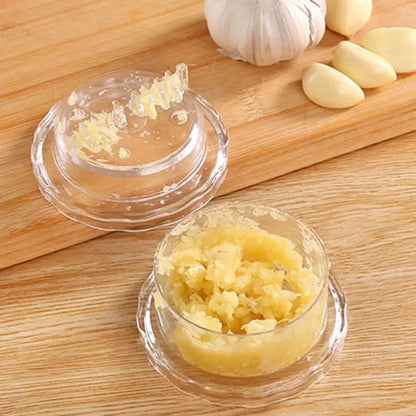 3 pcs Transparent Manual Garlic Twist for Garlic, Onion, Ginger, Herbs, Nuts