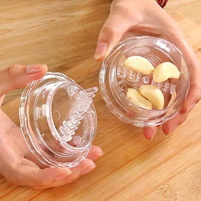 3 pcs Transparent Manual Garlic Twist for Garlic, Onion, Ginger, Herbs, Nuts