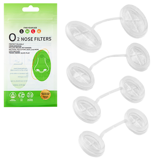 2 packs Integrated disposable dustproof nasal filter – an invisible nose clip mask specifically designed to block industrial dust, mist, and pollutants(10 per pack)