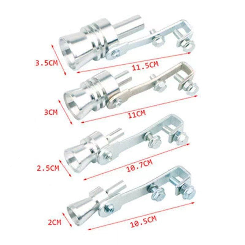 🚗3 pcs car turbocharged exhaust pipe sound generator