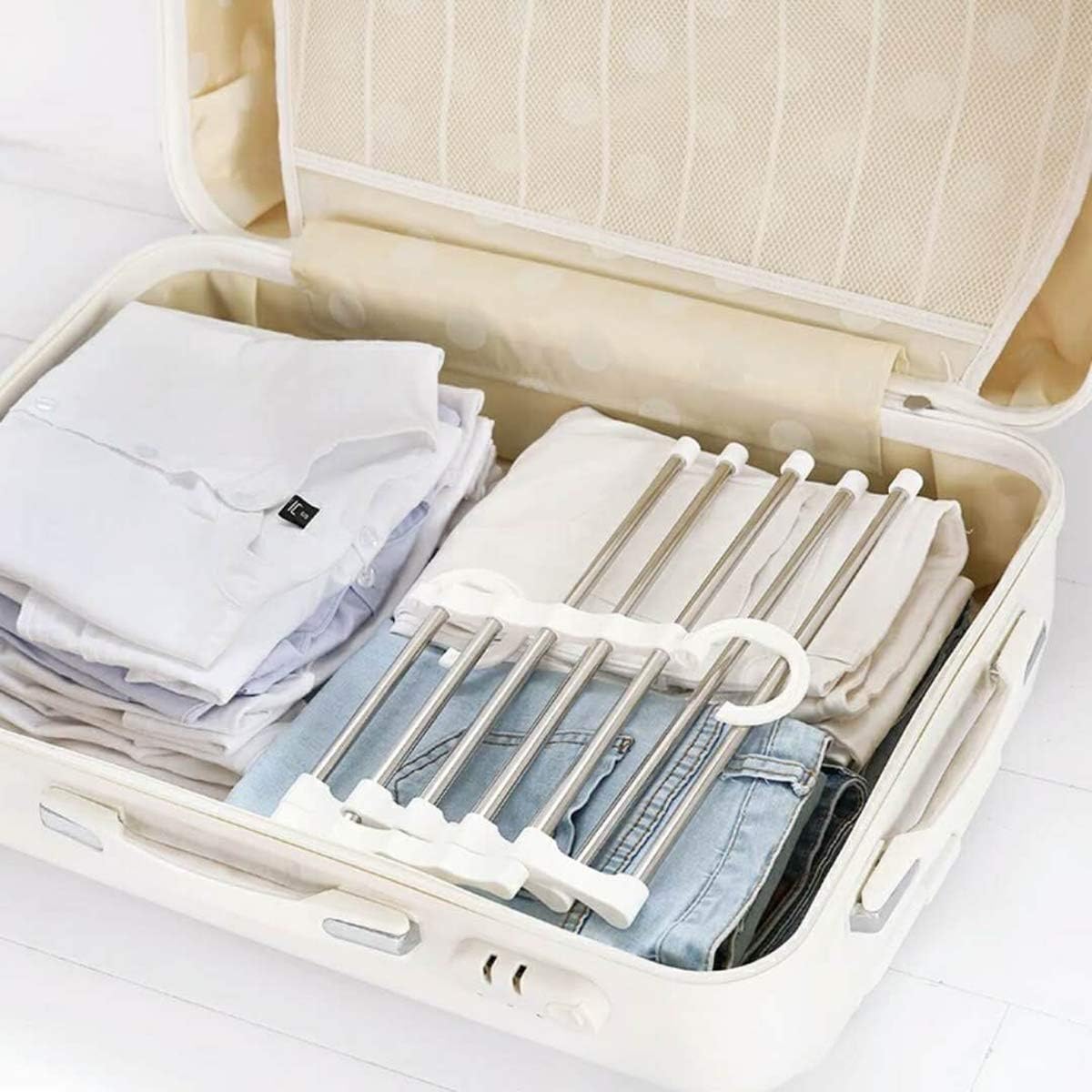 ✨️✨️Hanging Type Non-Pleated Pants Rack,  Creative Shape Saves 5 Times Space(2nd Half Price)