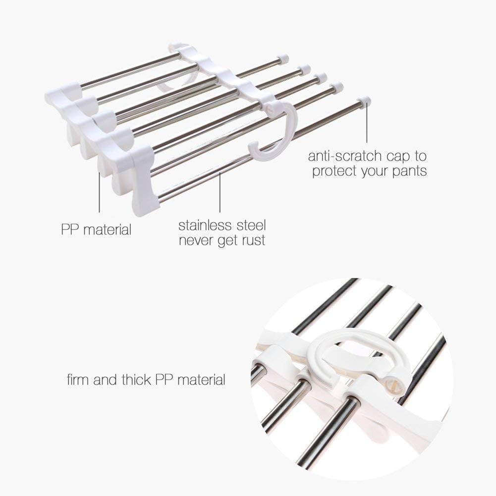 ✨️✨️Hanging Type Non-Pleated Pants Rack,  Creative Shape Saves 5 Times Space(2nd Half Price)