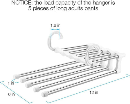 ✨️✨️Hanging Type Non-Pleated Pants Rack,  Creative Shape Saves 5 Times Space(2nd Half Price)