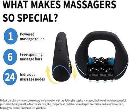 💪🏼💪🏼Rolling Percussive Massager