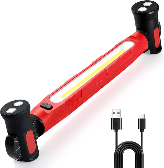 🧲🌟Magnetic Work Light, Portable Under Hood Lights Machanic Tools for Car Repairing, Inspection, Garage, Emergency