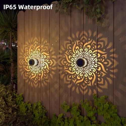 ✨️Solar Fence Lights Waterproof with Metal  Outdoor