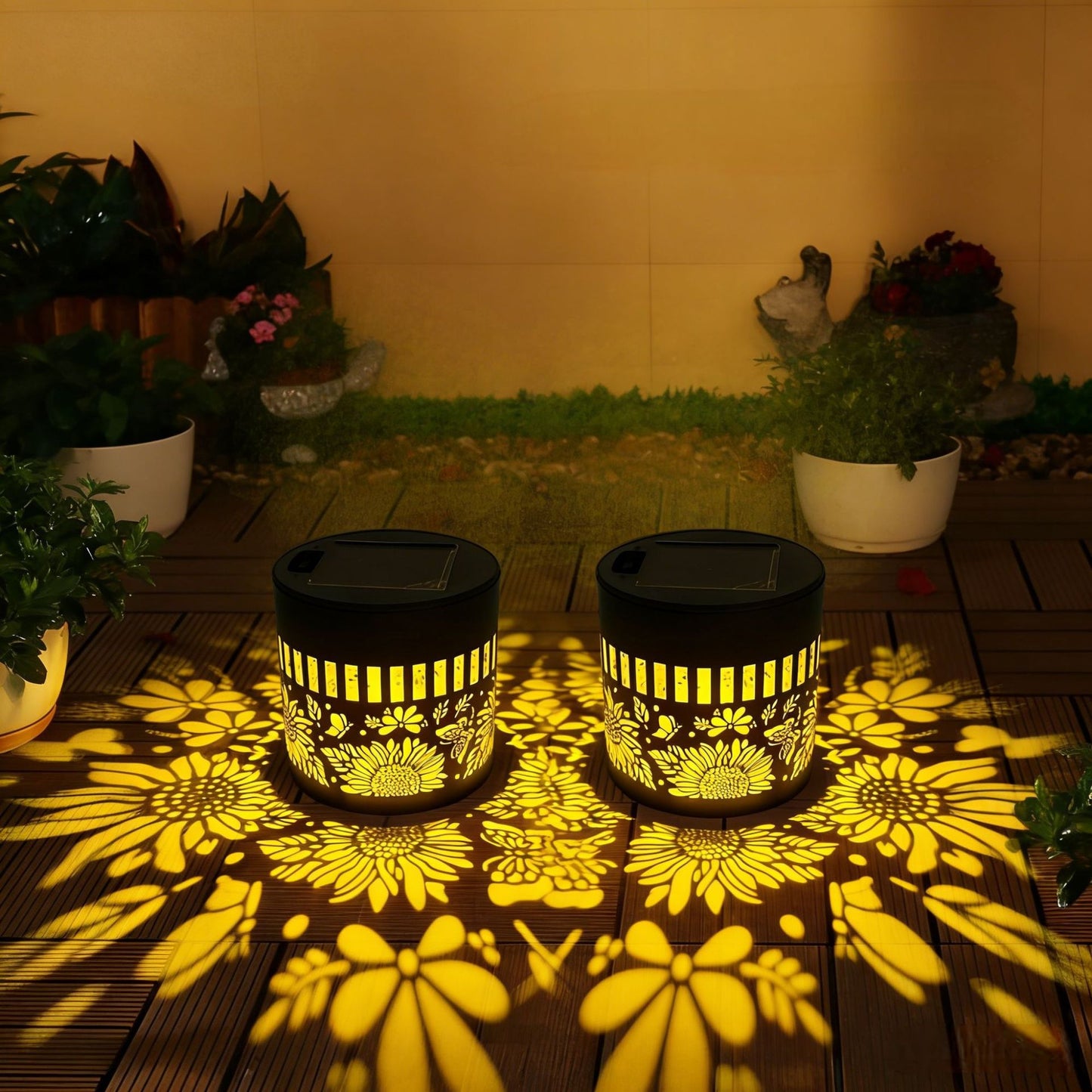 ✨️Solar Fence Lights Waterproof with Metal  Outdoor
