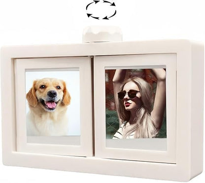 2PCS Reversible 3-Inch Mini Photo Frames for 3-Inch Instant Film