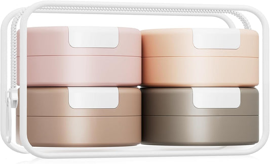 ✨️4PCS Travel Containers for Toiletries, Magnetic Travel Containers