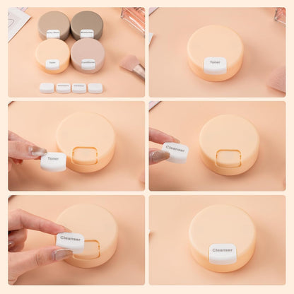 ✨️4PCS Travel Containers for Toiletries, Magnetic Travel Containers