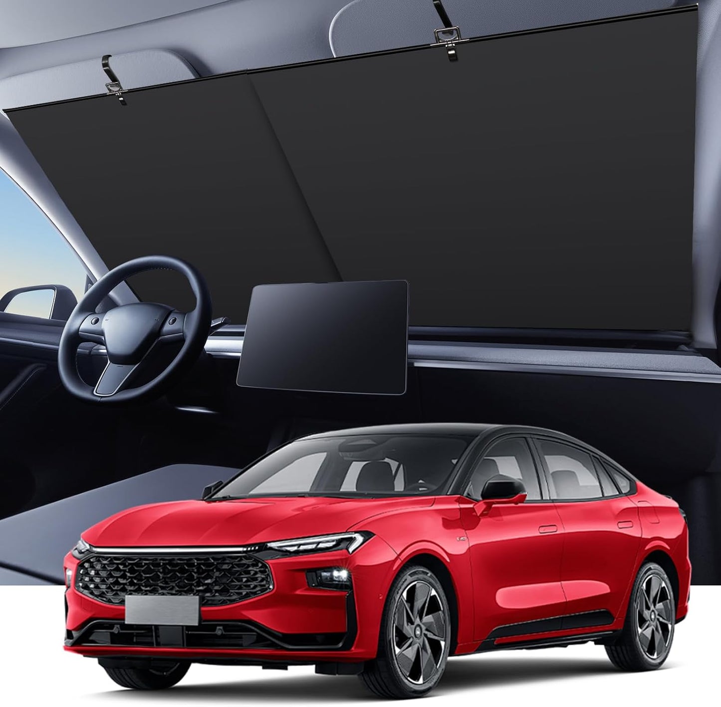 ☀️Automatic Retractable Car Sunshade