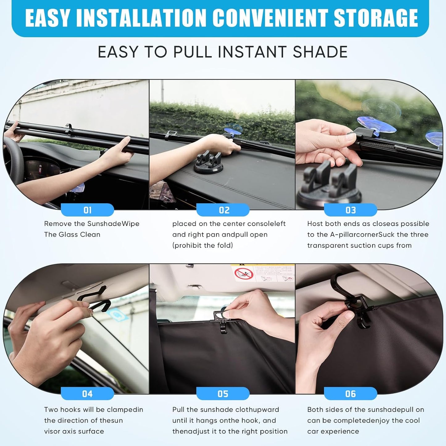 ☀️Automatic Retractable Car Sunshade
