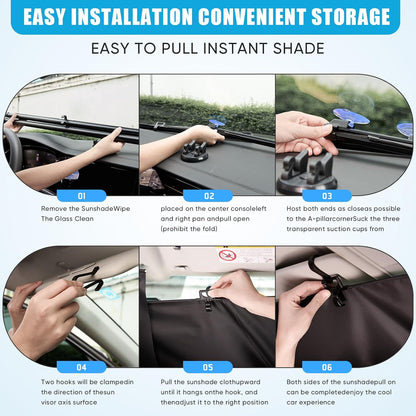 ☀️Automatic Retractable Car Sunshade