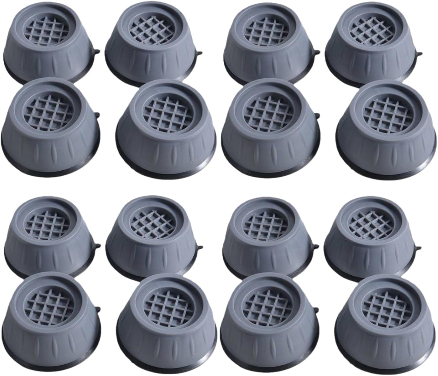 Washing Machine Anti Vibration Pads - Heavy Duty Anti Walk Washer & Dryer Shock Absorber Pads, Noise Reduction & Floor Protection