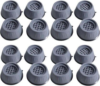 Washing Machine Anti Vibration Pads - Heavy Duty Anti Walk Washer & Dryer Shock Absorber Pads, Noise Reduction & Floor Protection
