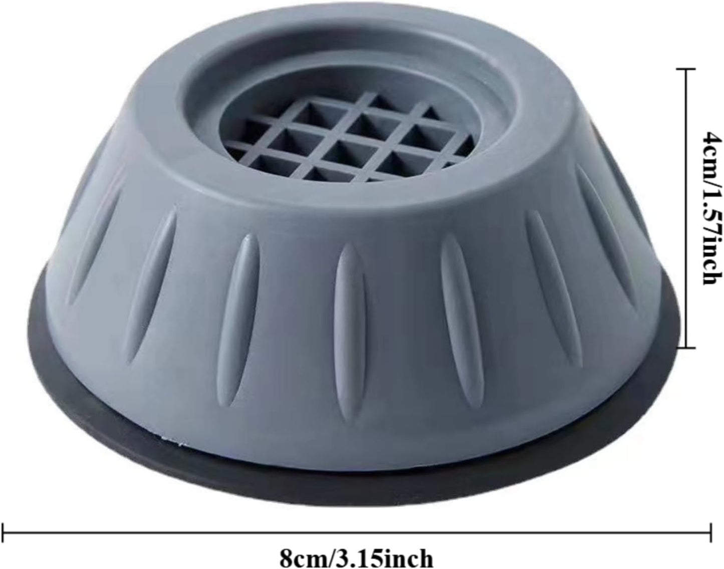 Washing Machine Anti Vibration Pads - Heavy Duty Anti Walk Washer & Dryer Shock Absorber Pads, Noise Reduction & Floor Protection