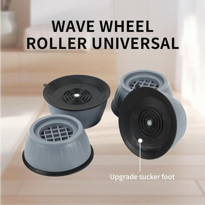 Washing Machine Anti Vibration Pads - Heavy Duty Anti Walk Washer & Dryer Shock Absorber Pads, Noise Reduction & Floor Protection