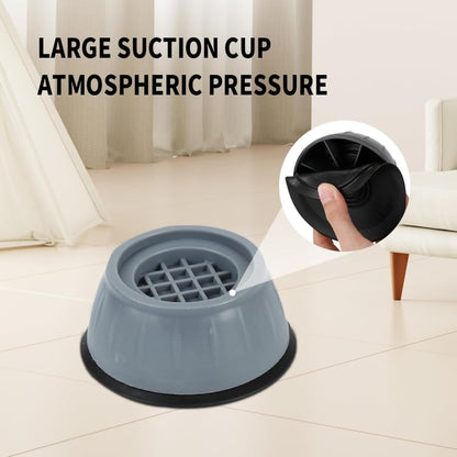 Washing Machine Anti Vibration Pads - Heavy Duty Anti Walk Washer & Dryer Shock Absorber Pads, Noise Reduction & Floor Protection