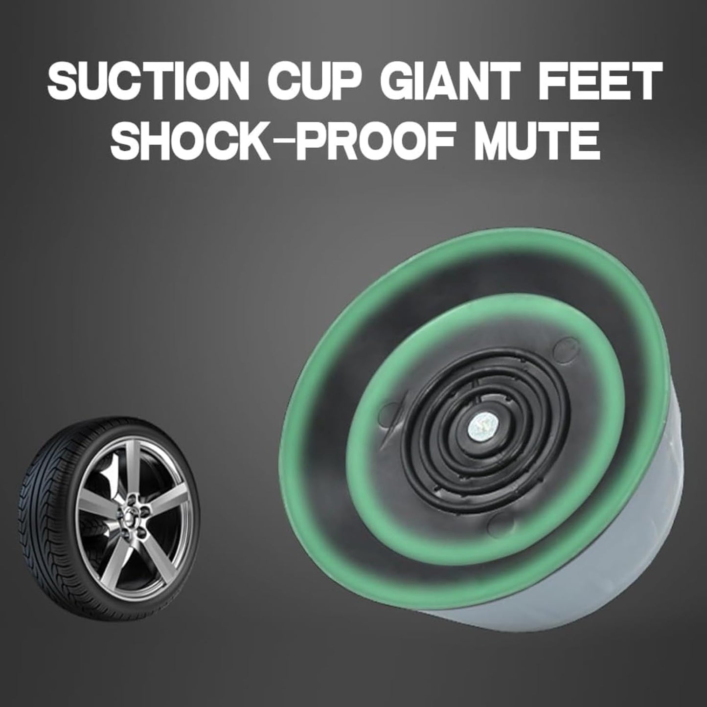 Washing Machine Anti Vibration Pads - Heavy Duty Anti Walk Washer & Dryer Shock Absorber Pads, Noise Reduction & Floor Protection