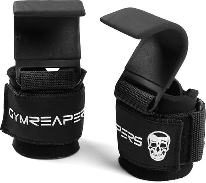 💪🏋Weight Lifting Hooks (Pair) For Deadlifts, Pull Ups, Shrugs - Gym Gloves For Men and Women