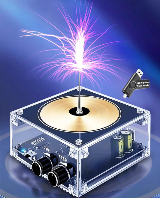 ✨️music Tesla coil music box, artificial lightning, touchable audio input, Bluetooth science experiment