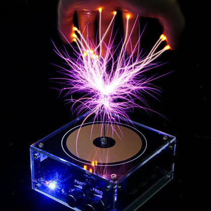 ✨️music Tesla coil music box, artificial lightning, touchable audio input, Bluetooth science experiment