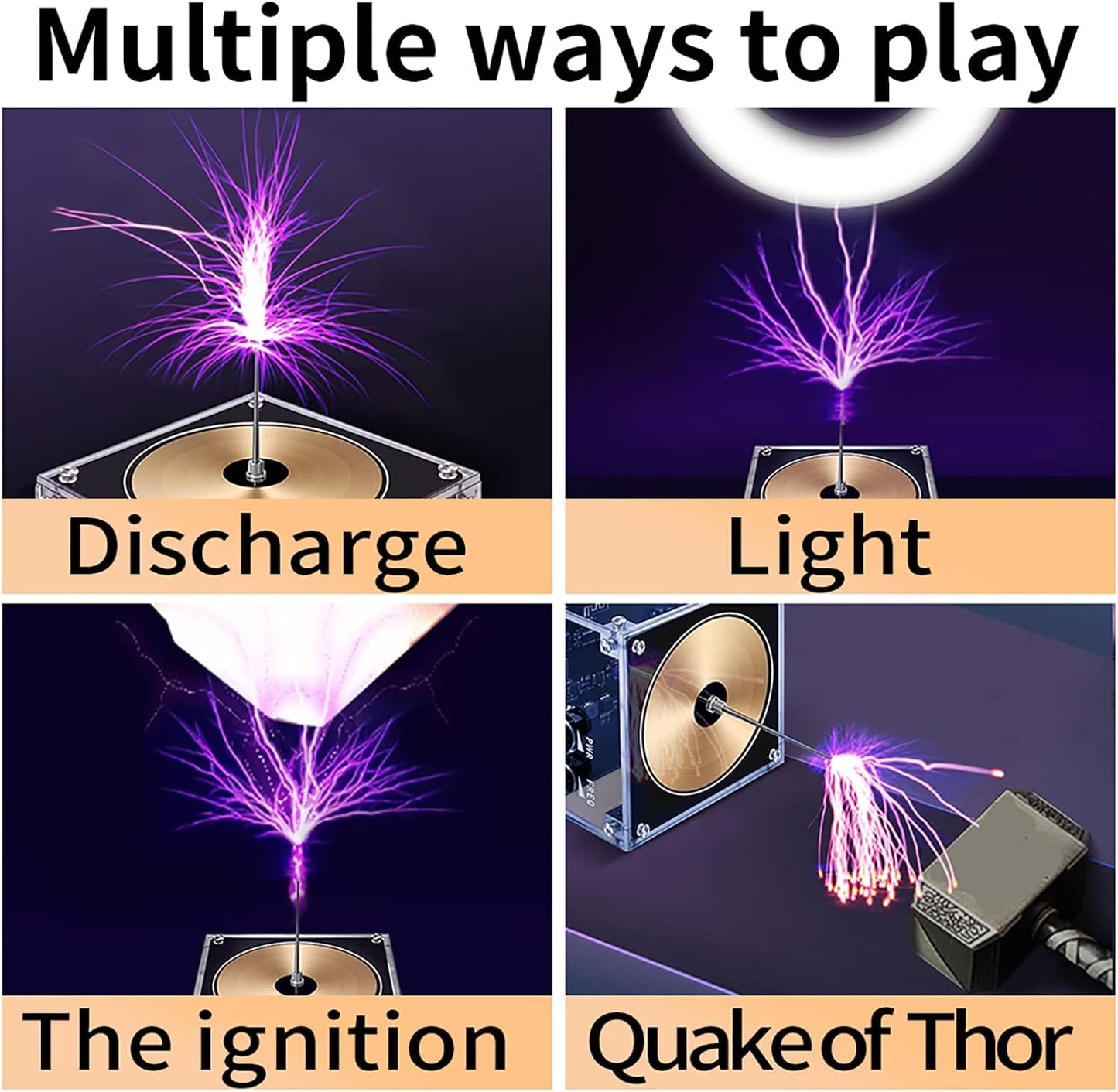 ✨️music Tesla coil music box, artificial lightning, touchable audio input, Bluetooth science experiment