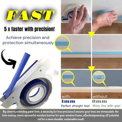 2026 Painters Tape Applicator, Masking Paint Tape Applicator Set for Painting Trim, Wall and Floor Painting