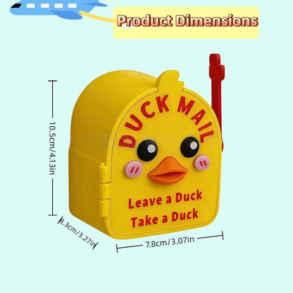 📬️📬️3D Printed Magnetic Cruising Ducks Mailbox Wall Mounted Mini Boxwith 2 Mini Ducks
