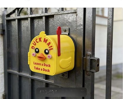 📬️📬️3D Printed Magnetic Cruising Ducks Mailbox Wall Mounted Mini Boxwith 2 Mini Ducks