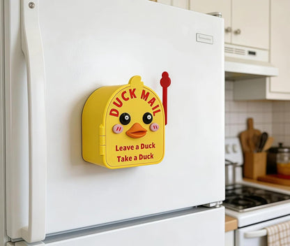 📬️📬️3D Printed Magnetic Cruising Ducks Mailbox Wall Mounted Mini Boxwith 2 Mini Ducks