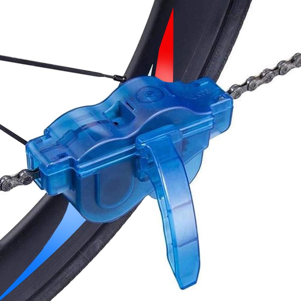 🚲️2 PCS Bike Chain Cleaning Tool with Rotating Brushes for MTB, Road, BMX & City Bikes