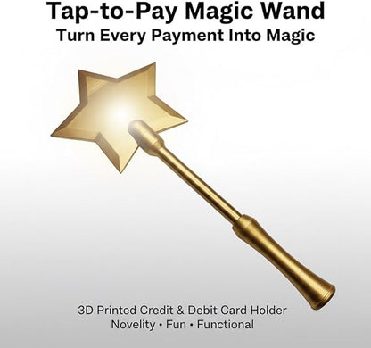 Fairy Pay Wand, 3D Printed Credit Card Magic Wand Tap-to-Pay