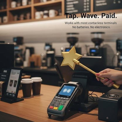 Fairy Pay Wand, 3D Printed Credit Card Magic Wand Tap-to-Pay